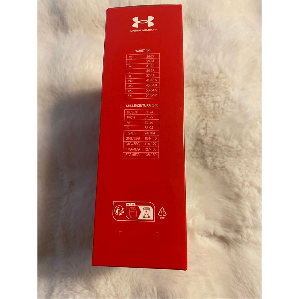 Under Armour Boxerjock Boxer Briefs Size M 3 Pack Underwear 6" Inseam Black Gray - Picture 3 of 8